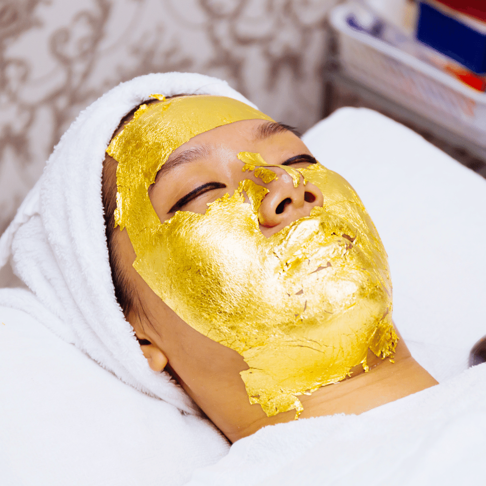 gold mask