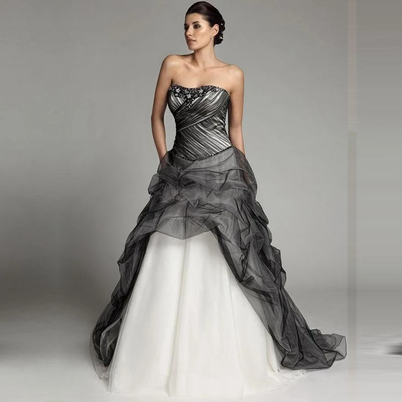 black wedding dresses