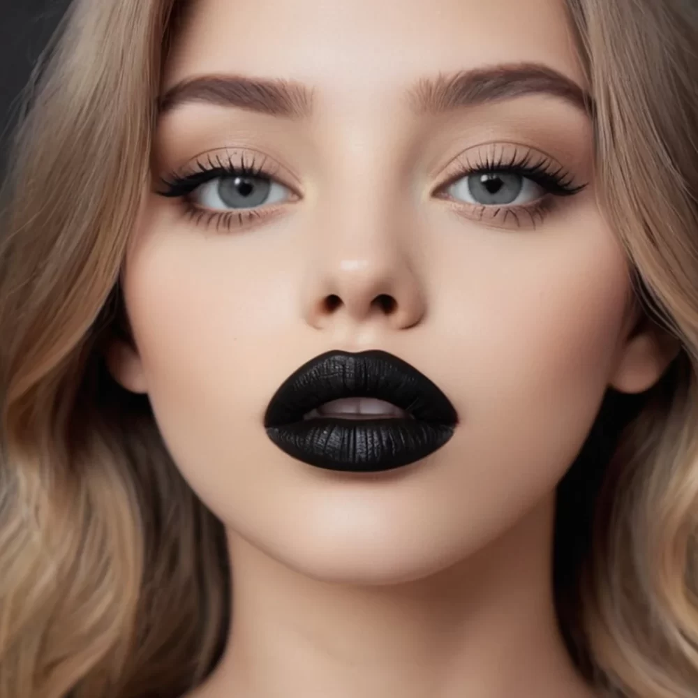 black lipstick