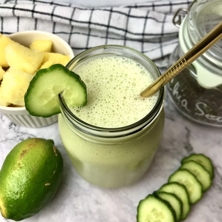 when to drink pineapple and cucumber juice for weight loss