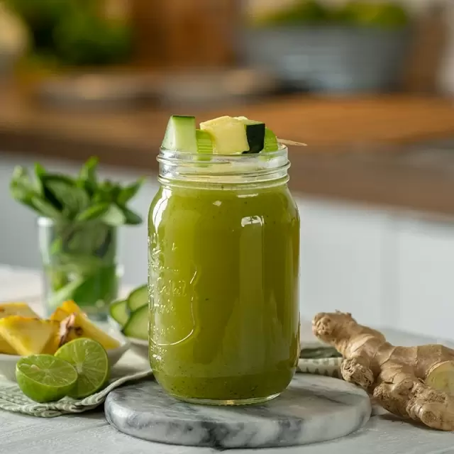 when to drink pineapple and cucumber juice for weight loss